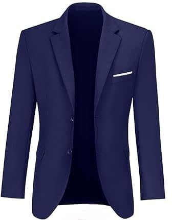 HOUSE Fancy Men's Blazer, Perfect for a Wedding or Any Party Occasion with Comfortable Pockets