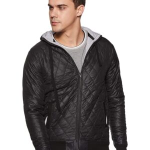 Men's Solid Vegan Leather Regular Fit Cotton Jacket For Winter Wear | Standing Collar | Full Sleeve | Zipper Casual Jacket For Man | Western Stylish Jacket For Men